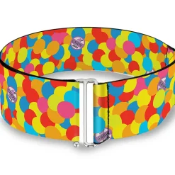 Cinch Waist Belt - Up Balloons GRAPE SODA Badge Stacked Multi Color
