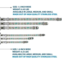 Classic TEENAGE MUTANT NINJA TURTLES Logo Seatbelt Buckle Collar - Teenage Mutant Ninja Turtles Expressions Gray