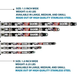 Classic TEENAGE MUTANT NINJA TURTLES Logo Seatbelt Buckle Collar - Shredder Poses BAD NEVER LOOKED THIS GOOD