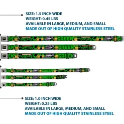 Classic TEENAGE MUTANT NINJA TURTLES Logo Seatbelt Buckle Collar - Classic TEENAGE MUTANT NINJA TURTLES Logo/Group Pose5/LEAN MEAN & GREEN