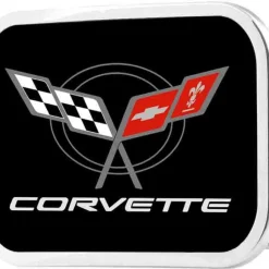Corvette Framed FCG Black/Red - Chrome Rock Star Buckle