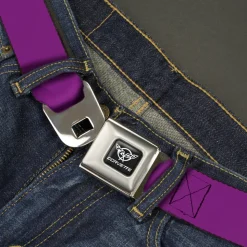 Corvette Seatbelt Belt - Purple Webbing