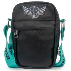 Crossbody Wallet - Lightyear Star Command Silver Wings Logo