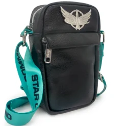 Crossbody Wallet - Lightyear Star Command Silver Wings Logo