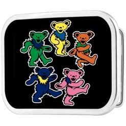 Dancing Bears Circle FCG Black Color - Chrome Rock Star Buckle