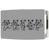 Dancing Bears Rock Star Buckle - Brushed Silver