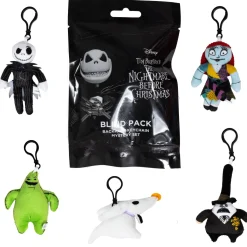 Disney The Nightmare Before Christmas Mystery Backpack Keychain Charm Blind Box Series, Jack, Sally, Zero, Ooogie Boogie, or Mayor of Halloween Town