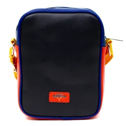 Disney Vegan Leather Cross Body Backpack for Men and Women with Adjustable Strap, Kingdom Hearts Sora Character Close Up, Multi Color