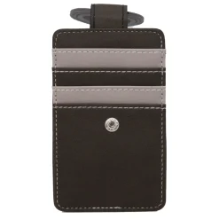 Disney Vegan Leather Wallet, ID Card Holder, Kingdom Hearts Heart Black Gray Slots