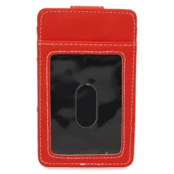 Disney Vegan Leather Wallet, ID Card Holder, Goofy Movie Max Pose Red Blue Black