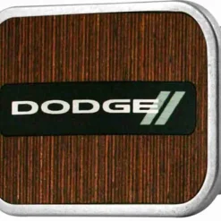 DODGE Rhombus Framed Marquetry Black Walnut/Metal - Matte Rock Star Buckle