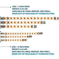 Dog Bone Black/Silver Seatbelt Buckle Collar - Sunflower Face Repeat White