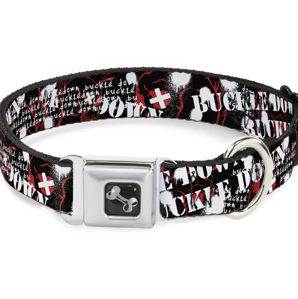 Dog Bone Seatbelt Buckle Collar - BD Punk