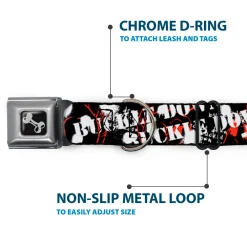 Dog Bone Seatbelt Buckle Collar - BD Punk
