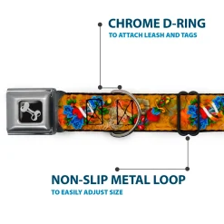 Dog Bone Seatbelt Buckle Collar - TJ-Hearts & Roses