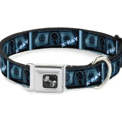 Dog Bone Seatbelt Buckle Collar - $1 Bill X-Ray