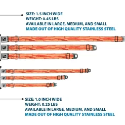 Dog Bone Seatbelt Buckle Collar - Bacon Stacked