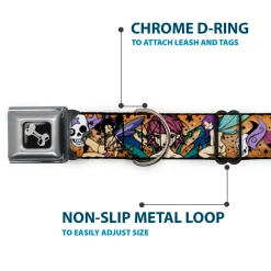 Dog Bone Seatbelt Buckle Collar - TJ-Fairy Gothic