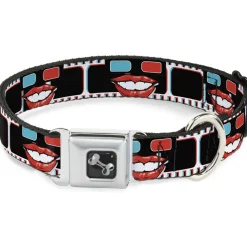 Dog Bone Seatbelt Buckle Collar - 3-D Filmstrip
