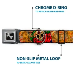 Dog Bone Seatbelt Buckle Collar - TJ-Dagger