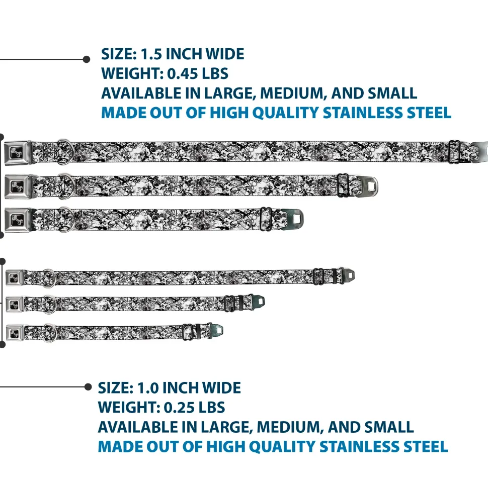 Dog Bone Seatbelt Buckle Collar - BD Chaos