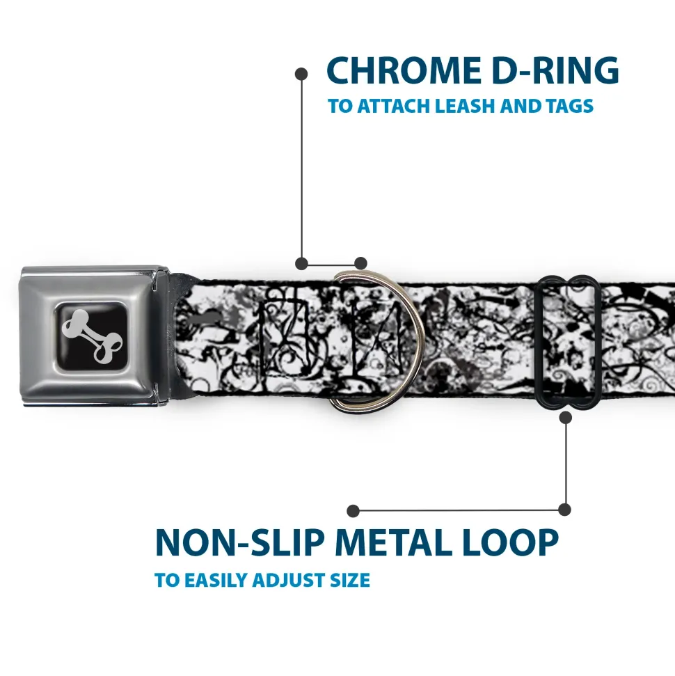 Dog Bone Seatbelt Buckle Collar - BD Chaos