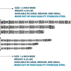 Dog Bone Seatbelt Buckle Collar - BD Logo/American Stripe Flag White/Black