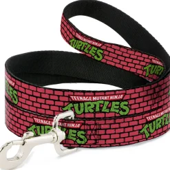 Dog Leash - TEENAGE MUTANT NINJA TURTLES Brick Title Logo Red