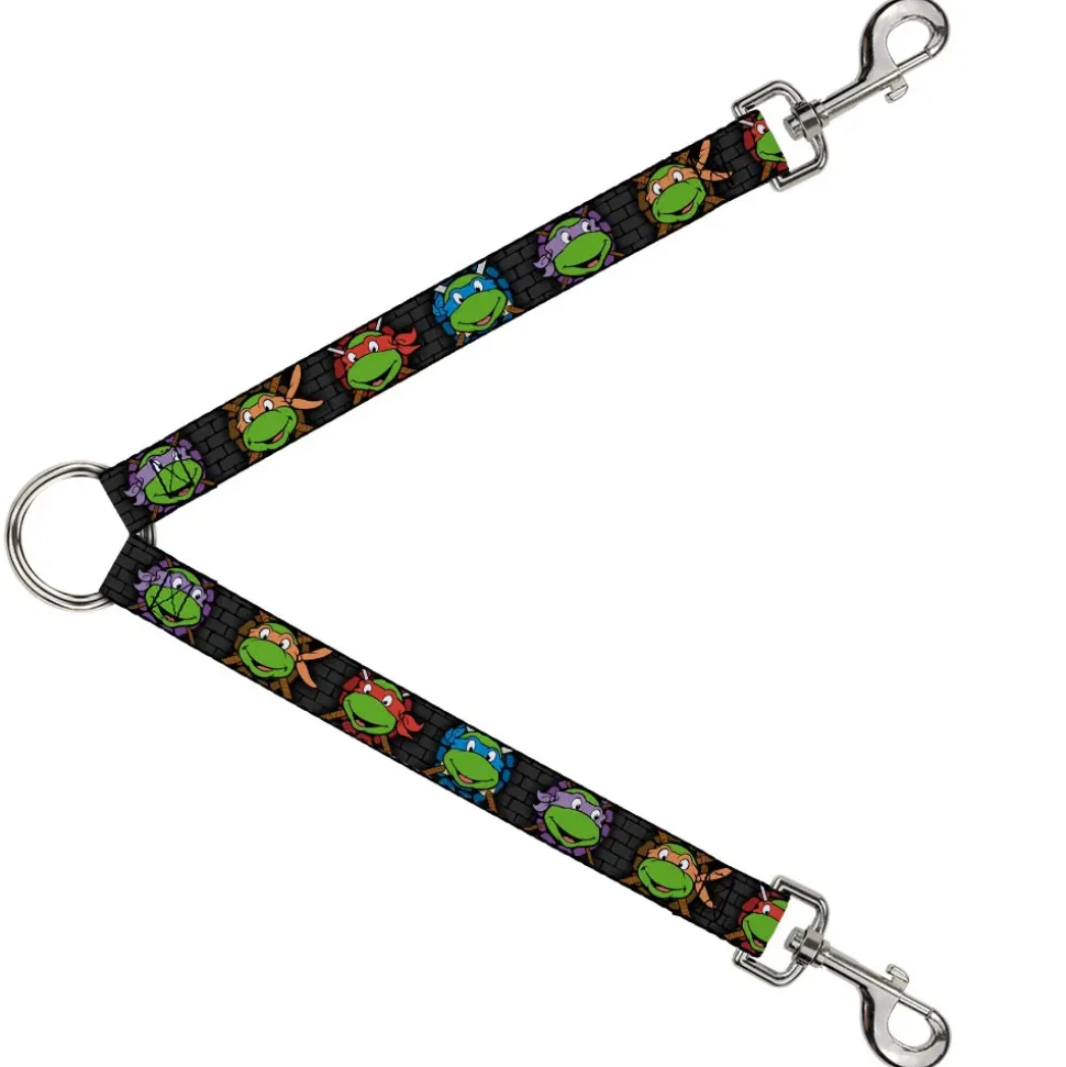 Dog Leash Splitter - Classic TMNT Expessions Battle Gear Gray Multi Color
