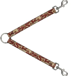 Dog Leash Splitter - Dragons Tan