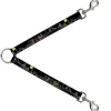 Dog Leash Splitter - San Francisco w/Moon Vivid Skyline Black
