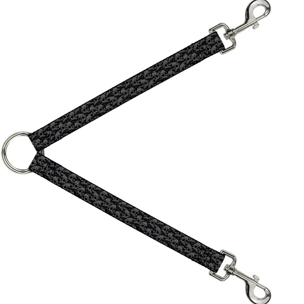 Dog Leash Splitter - Skull Yard Black/Gray