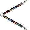 Dog Leash Splitter - SNATCHED Script Black/Multi Color