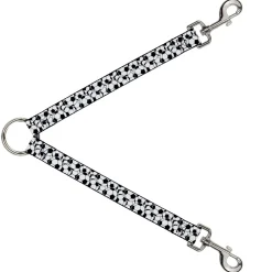 Dog Leash Splitter - Soccer Balls Stacked