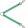 Dog Leash Splitter - Solid Rainforest Green