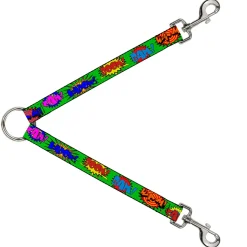 Dog Leash Splitter - Sound Effects Green/Multi Color