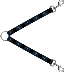 Dog Leash Splitter - South Carolina Flag Distressed/Black