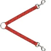 Dog Leash Splitter - Spikes Scattered2 Orange/Brown