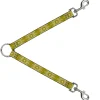 Dog Leash Splitter - Star Pinwheel Olive Greens