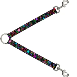 Dog Leash Splitter - Stargazer Black/Multi Color