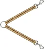 Dog Leash Splitter - Suits Brown Stone