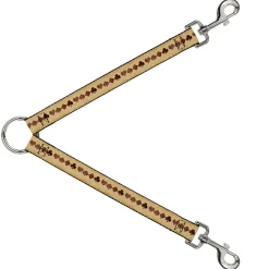 Dog Leash Splitter - Suits Brown Stone