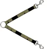 Dog Leash Splitter - SWAG Black/Bling