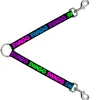 Dog Leash Splitter - SWAGG Black/Hot Pink/Turquoise/Purple/Neon Green
