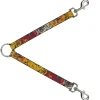 Dog Leash Splitter - Swirl Mix Gray/Multi Color