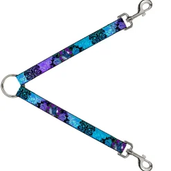 Dog Leash Splitter - Tattoo Johnny-Fairy Blue Hair