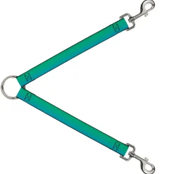 Dog Leash Splitter - Teal Ombre