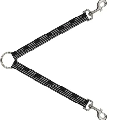 Dog Leash Splitter - Thin Gray Line Flag Weathered Black/Grays