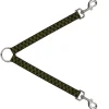 Dog Leash Splitter - Top Skulls Black/Camo Olive