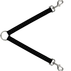 Dog Leash Splitter - Tread Plate Black/Gray